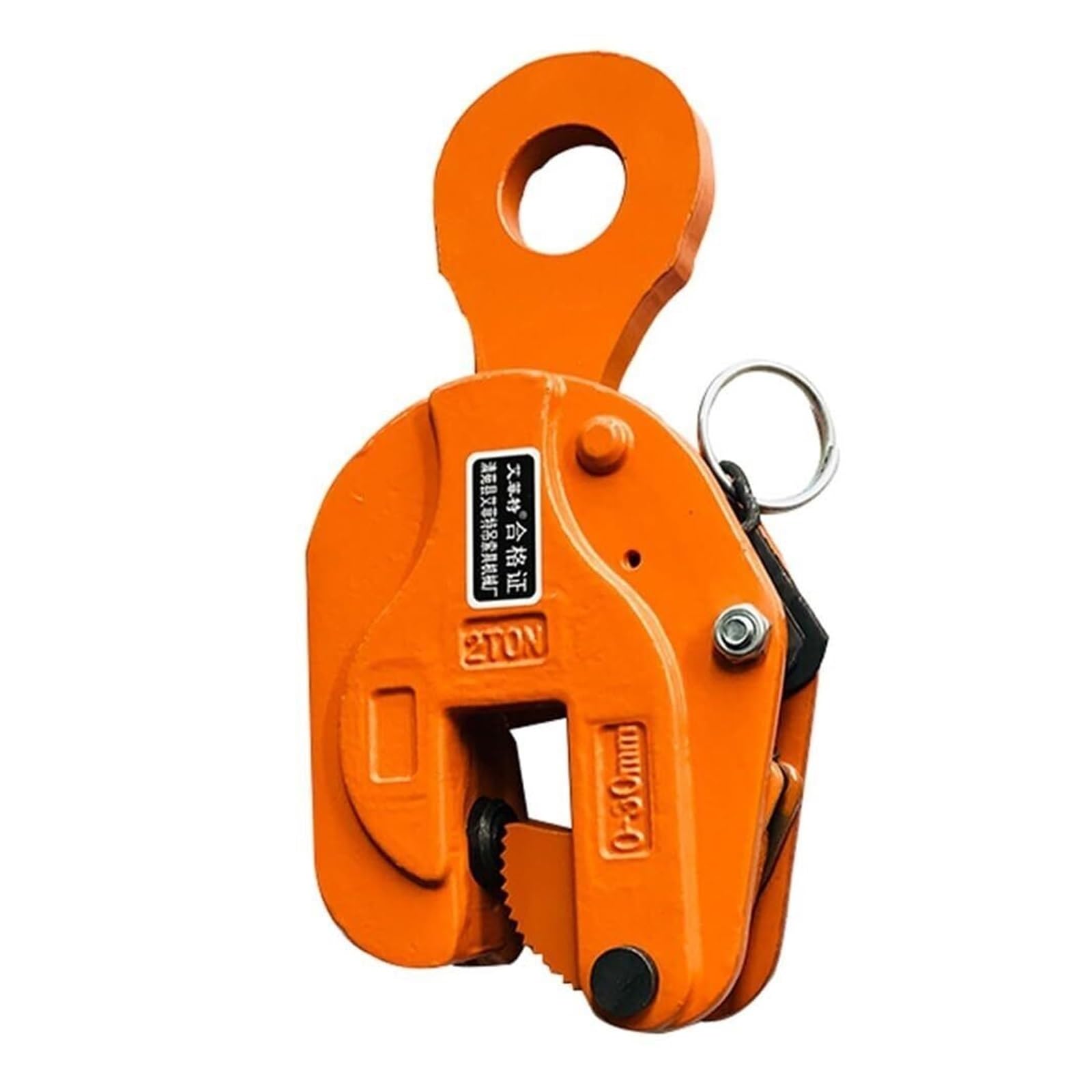 Luercher One Color Lifting Clamp Heavy Duty Vertical Plate Lifting Clamp Metal Steel Plate Clamp, For Transporting Welding And Building(2T)