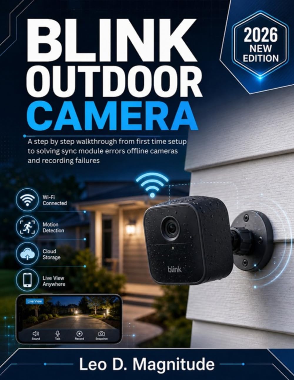 BLINK OUTDOOR CAMERA SETUP AND TROUBLESHOOTING GUIDE: A step by step walkthrough from first time setup to solving sync module errors offline cameras and recording failures