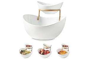 YHOSSEUN Chip and Dip Serving Set: A Culinary Masterpiece for Effortless Hosting