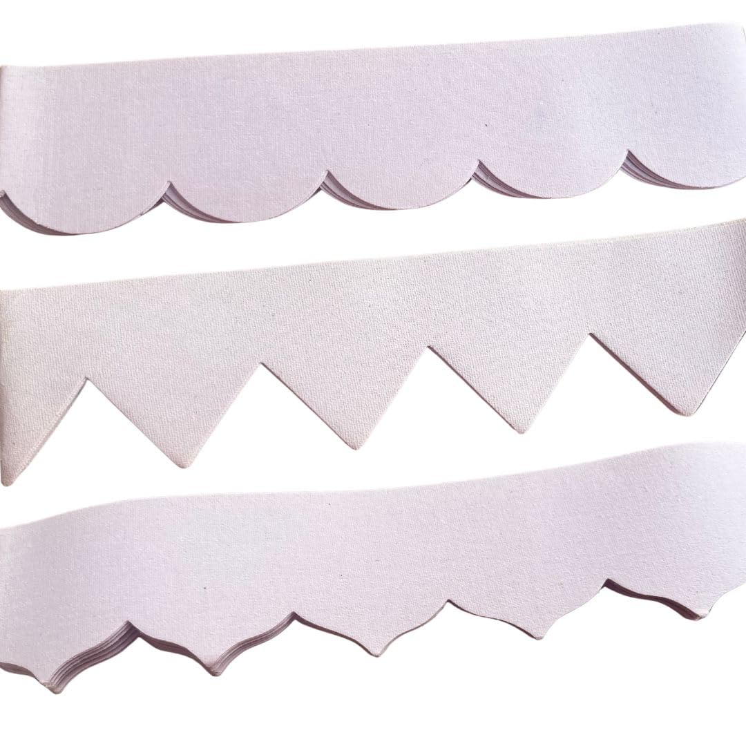 Artonezt Set of 3 Buckram Iron on Fusible Interlining Roll Canvas Fusible Bukram for Salwar, Pant Plazzo, Collar, Sleeves, Fancy Gala Neck Pasting Fusing for Sewing, Tailoring, Fashion Designing, Boutique-image-9