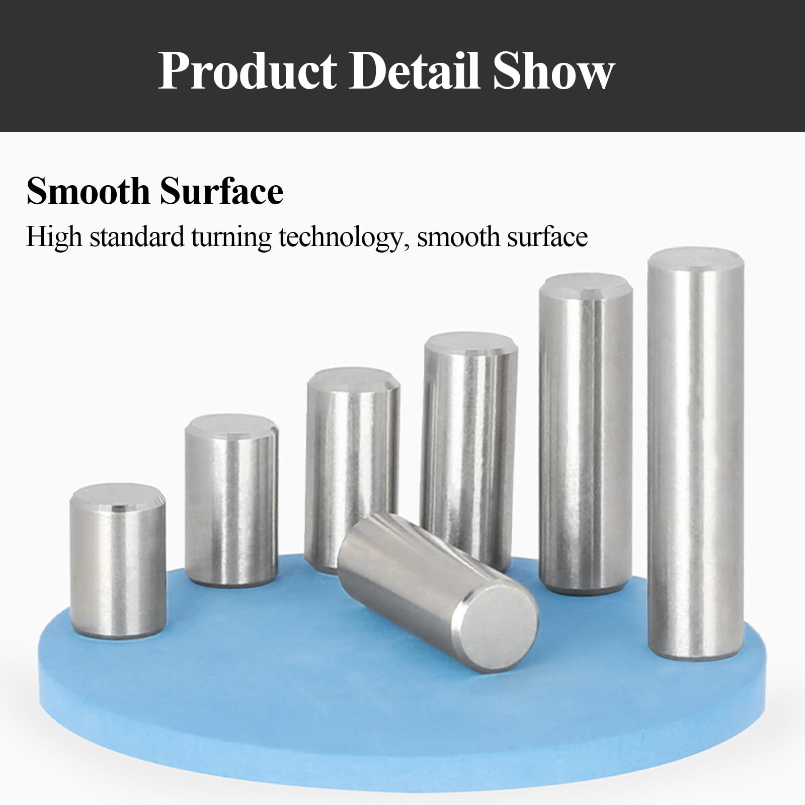 10 Perni Per Tasselli In Acciaio Inox 304 - 3 Mm X 50 Mm, Argento, Per Fissaggio E Allineamento Componenti - Foto 8