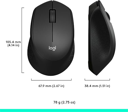Miniatura 8 de Logitech Ratón inalámbrico M331 Silent Plus - Negro