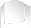 Beautify Large Vanity Tri-Fold Makeup Mirror, Foldable Tabletop Hollywood Vanity Mirror, Hinged Design, 41W X 24H