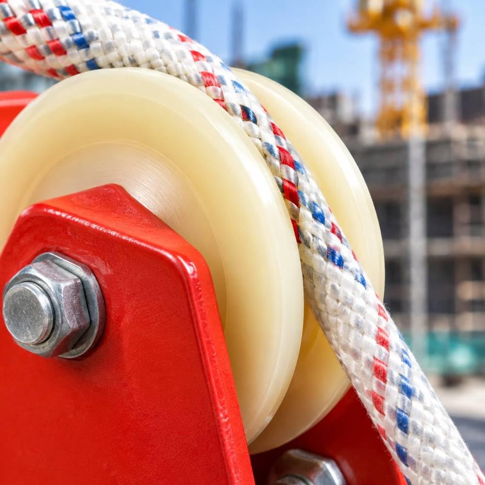 Polea guía de Acero Plegable, protección de Cables para Uso rudo