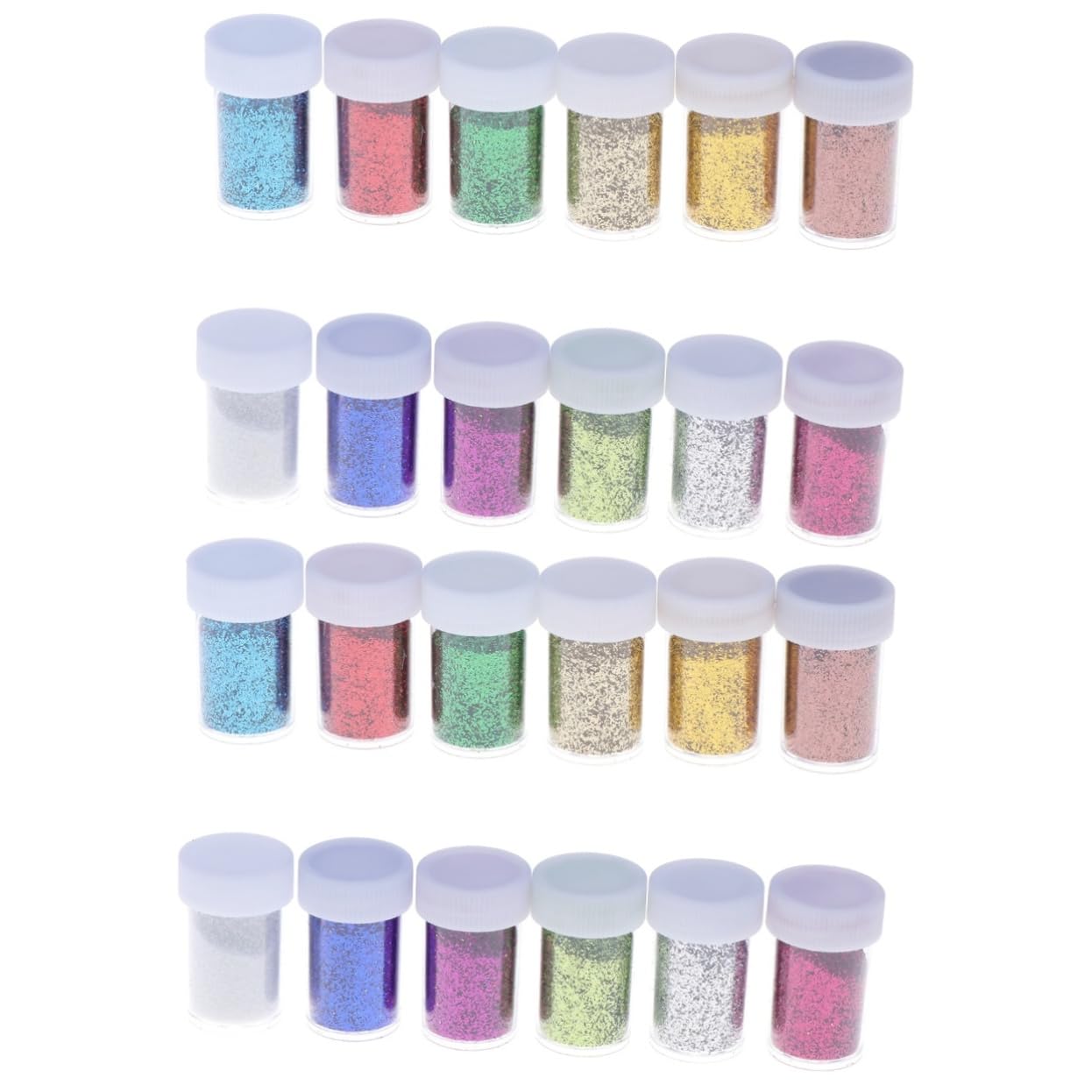 Bouteilles de paillettes colorées pour activités manuelles enfant