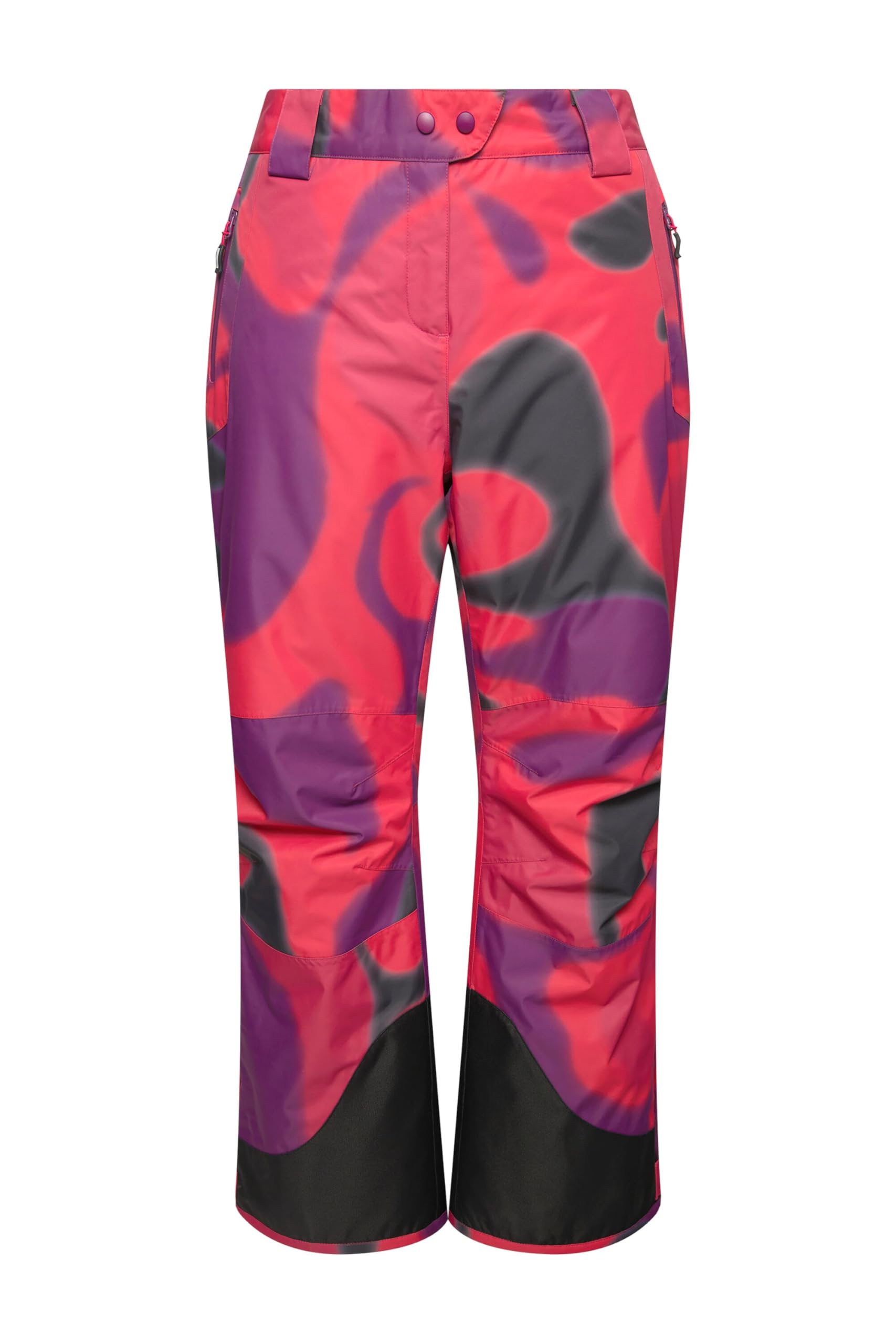Ulla Popken Damen große Größen Übergrößen Plus Size HYPRAR Skihose, wasserdicht, Klettriegel, Formknie 832529