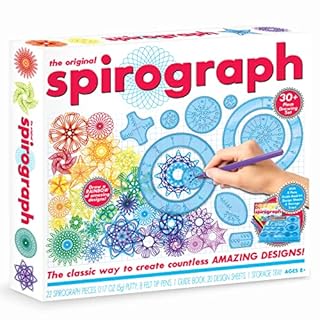 Spirograph Original Set - Create Amazing Endless Designs - 30 Pieces Set Including Precision Parts, Pens & Spiro-Putty - Creative Arts & Crafts Activity for Ages 8 and up - Packaging May Vary