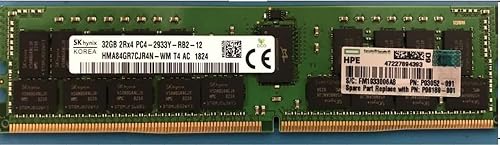 HP P03052-091 Memory Module, 32 GB 1 x 32 GB, DDR4 2666 MHz, 288 pin DIMM Memory