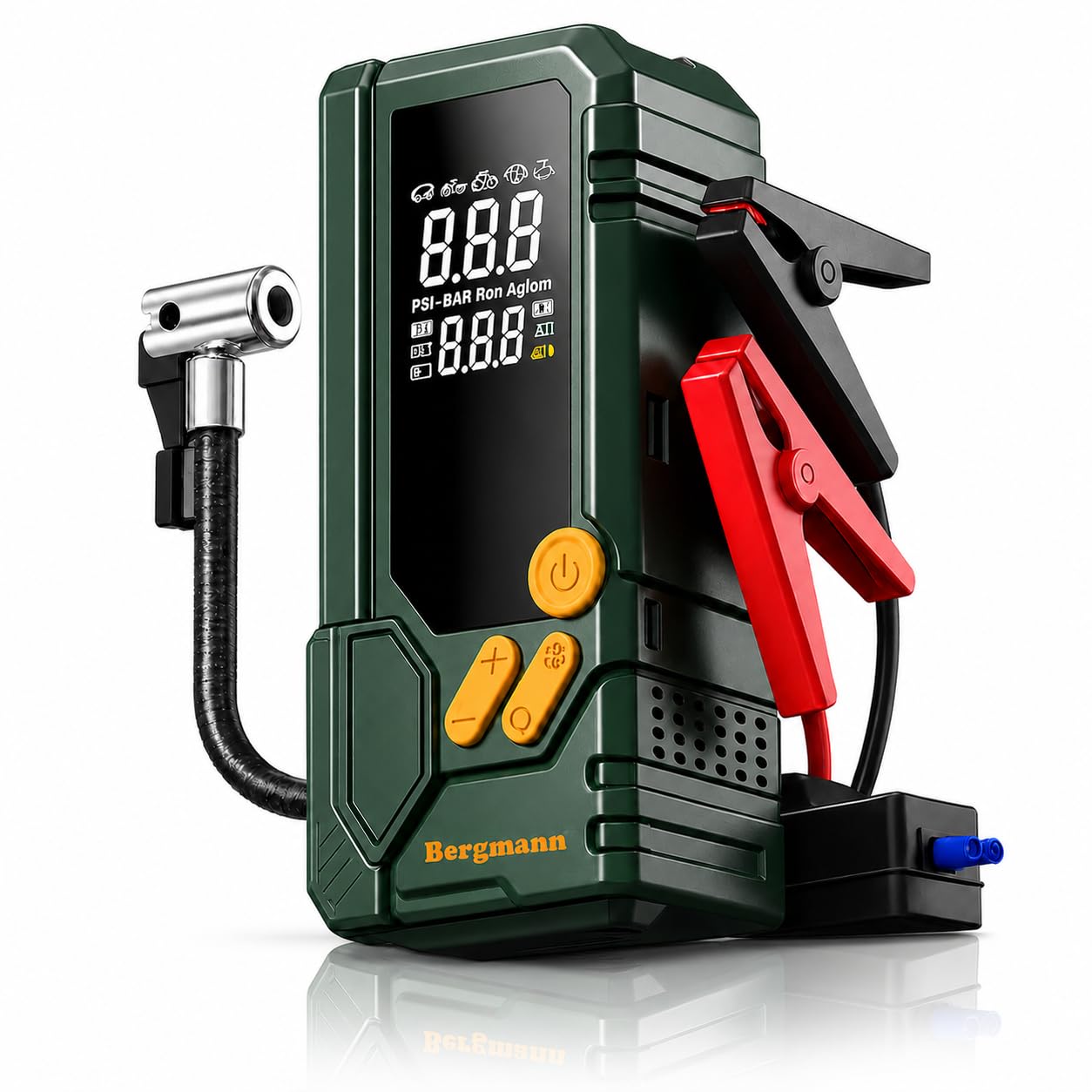 Bergmann Typhoon Digital Tyre Inflator - Heavy Duty -11
