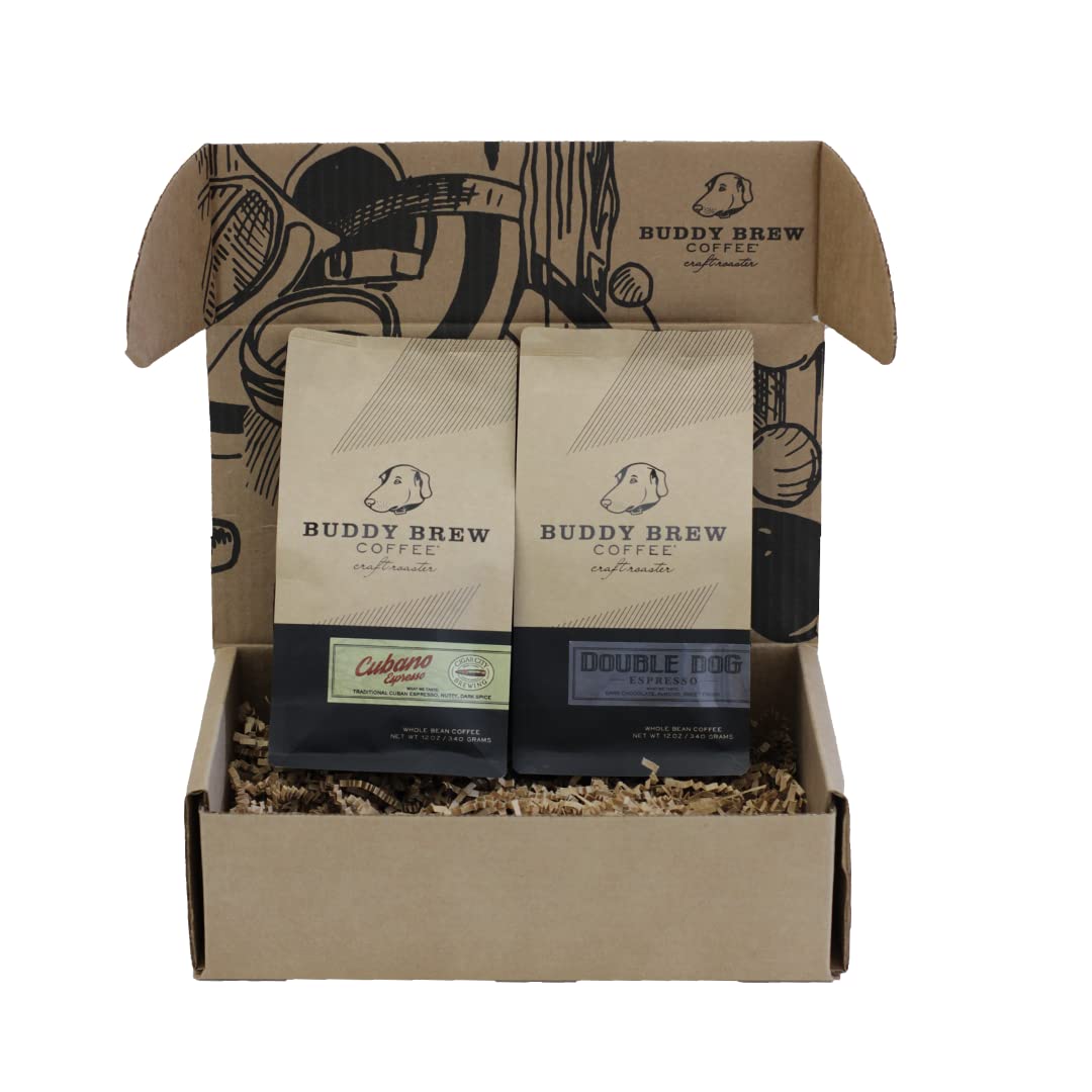 Espresso 2-Pack - Medium Dark - whole bean - 2 bags - smooth, dark and rich espresso - single origin - hand harvested - sourced through smallholder farmers - ships direct from roastery within 24 hrs.