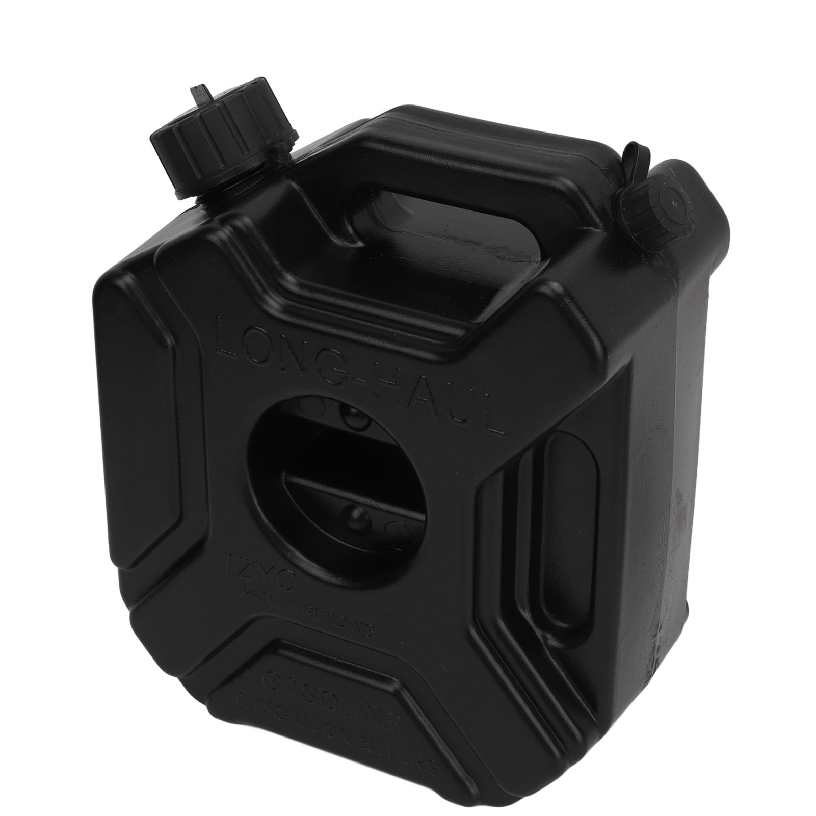 Bidon D' 3L, Bidons de Stockage de Carburant Portables pour Voiture, Moto, UTV, ATV, Dirt Bike, Noir (Sans support)