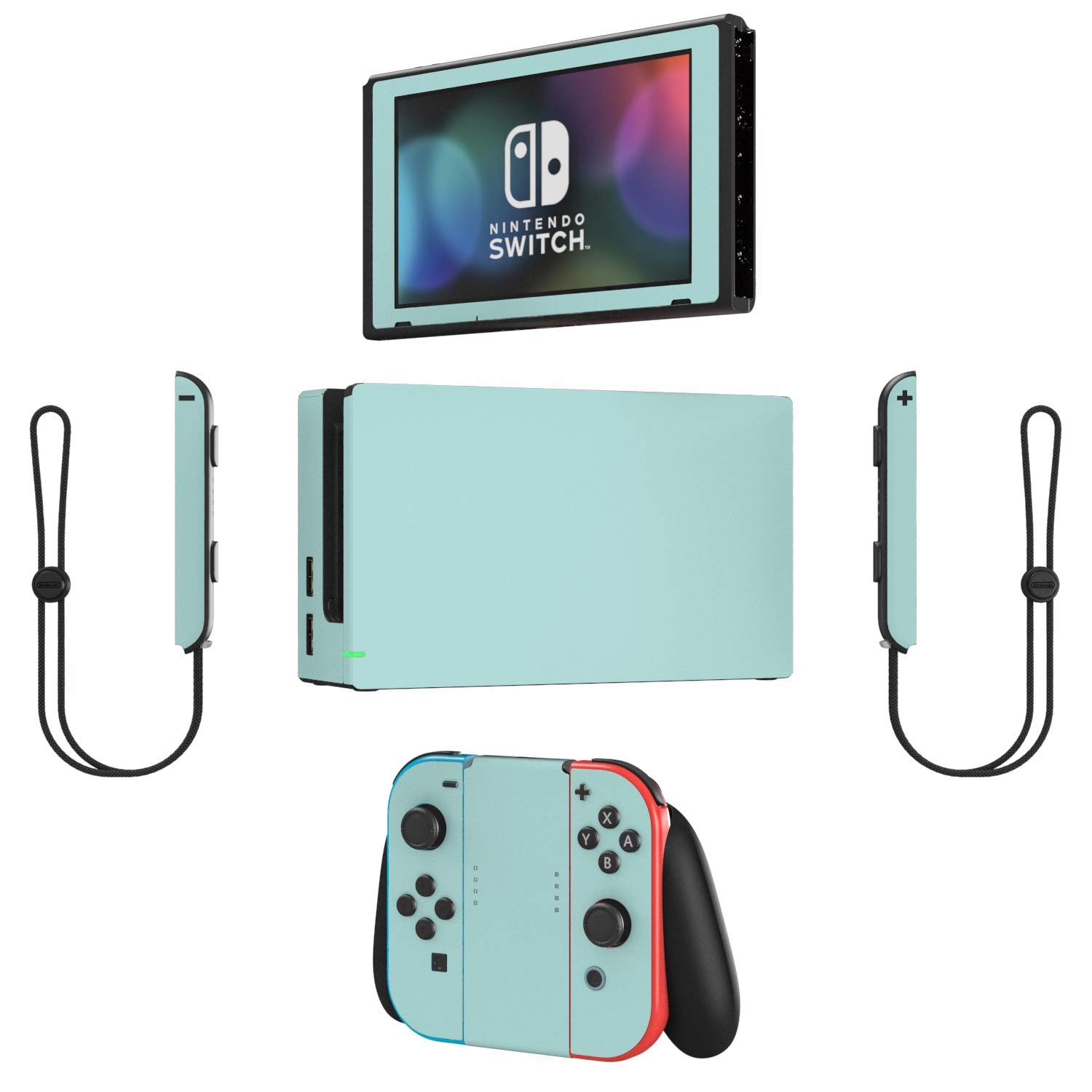 Amazon.com: Solid State Mint - Decal Sticker Wrap - Compatible with Nintendo  Switch : Video Games