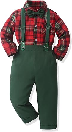 Baby Boy Wedding Dress Suits Formal Baby Boy Outfits Gentleman Clothes Toddler Boys Suit Shirt,Pants,Bow Tie