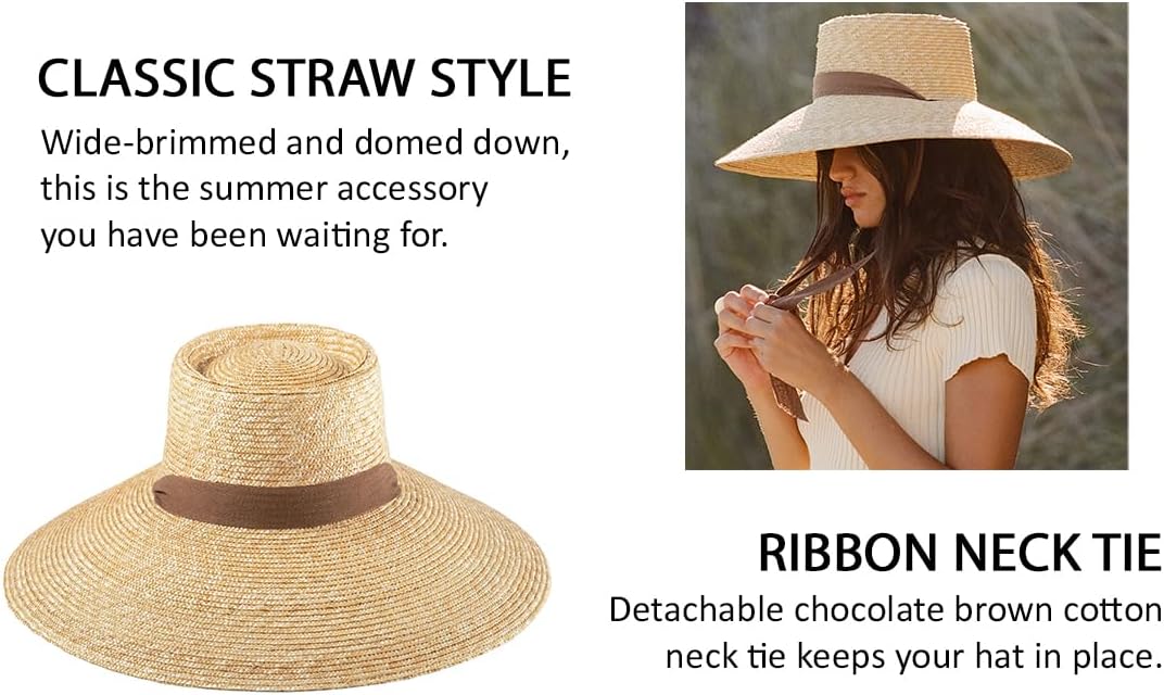 Lack of Color Women's Paloma Wide-Brimmed Straw Sun Hat