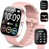 uaue Smart Watch for Women, 2026 New BT5.4 Answer/Make Calls Smartwatches 1.91' HD Fitness Watch with Heart Rate/Sleep Monitor/Step Counter, IP68 Waterproof 110+ Sports Activity Tracker