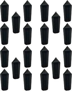 24pcs Dart Shaft Flight Protectors, Plastic Black Wing Saver