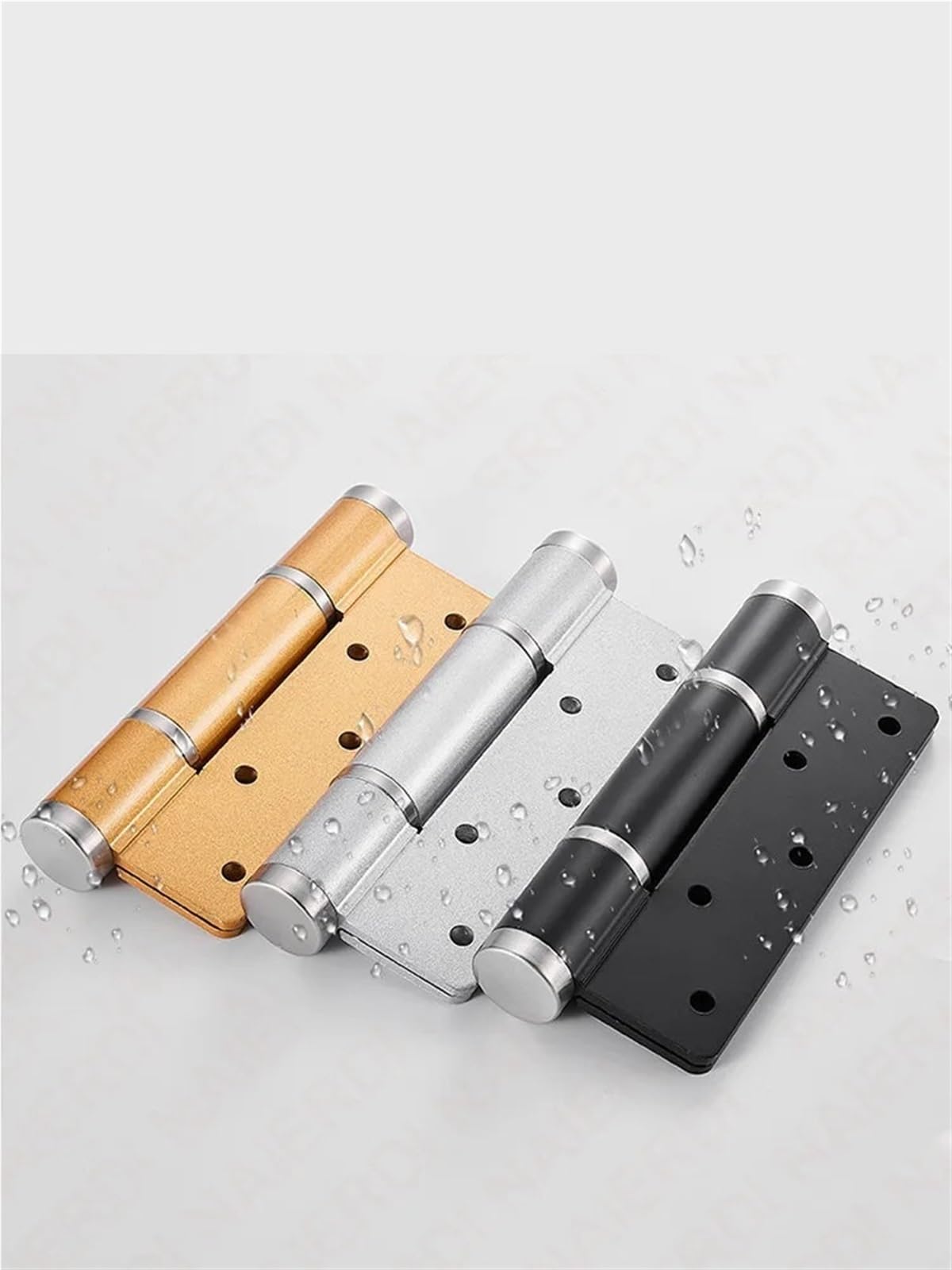 Charnière de porte hydraulique 5 pouces grise avec ferme-porte automatique 50 kg x2