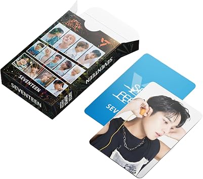 KPOPBP Seventeen Spill The Feels Album Photocards 60 PCS KPOP Lomo Cards Set 32 PCS Stickers Seventeen Photo Cards Merch gift for Boys and Girls