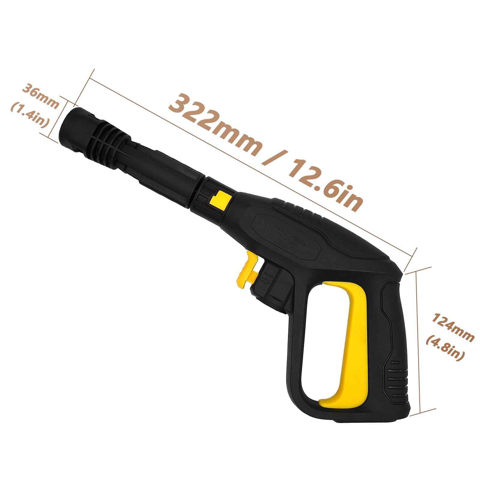 Pistola A Spruzzo Per Idropulitrici Karcher - Compatibile K2 K3 K4 K5 K6 K7, Con Lancia - Foto 2