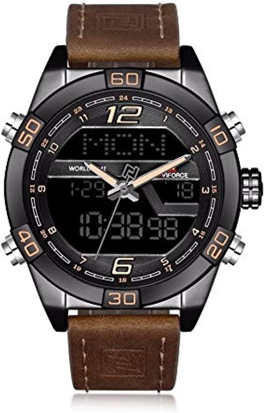 NAVIFORCEAnalogue - Digital Men's Watch (Black Dial)
