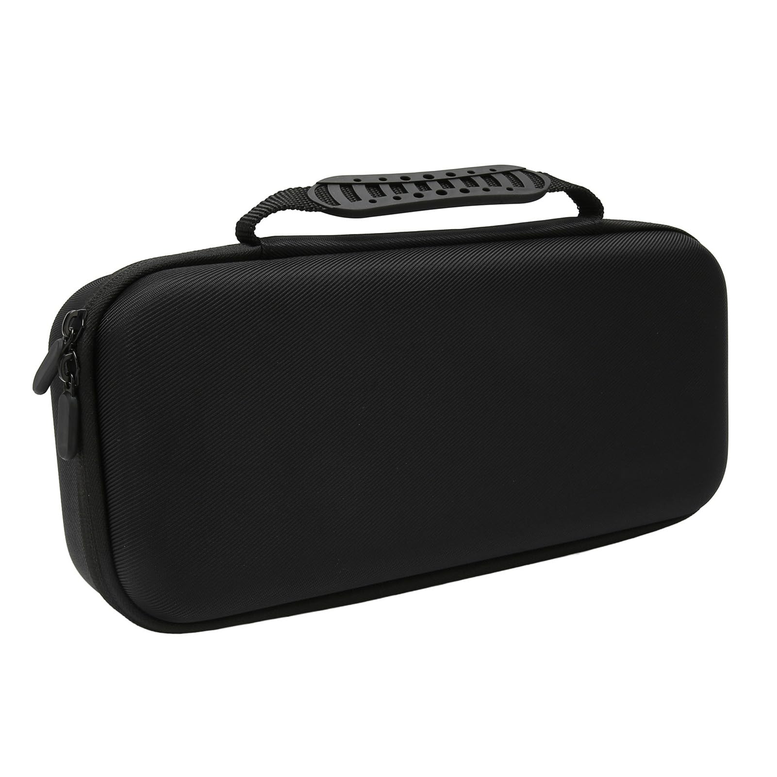 Étui de Transport pour Console Portable Steam Deck, Sac de Voyage Rigide et Protecteur avec Emplacement intégré pour Carte mémoire et Support, étui de Jeu à Fermeture éclair avec (Noire)