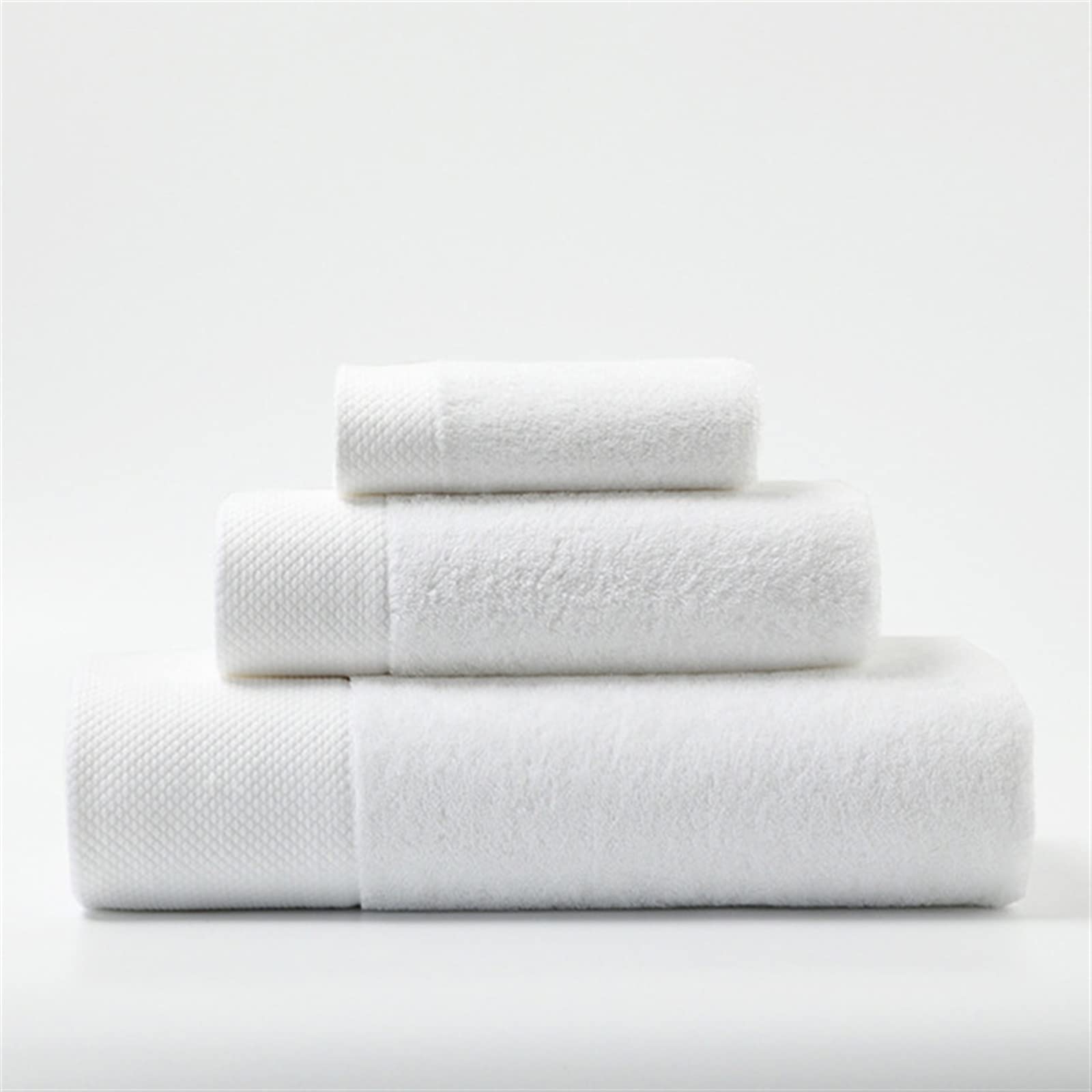 Juego de toallas absorbentes de algodón con toalla de baño grande