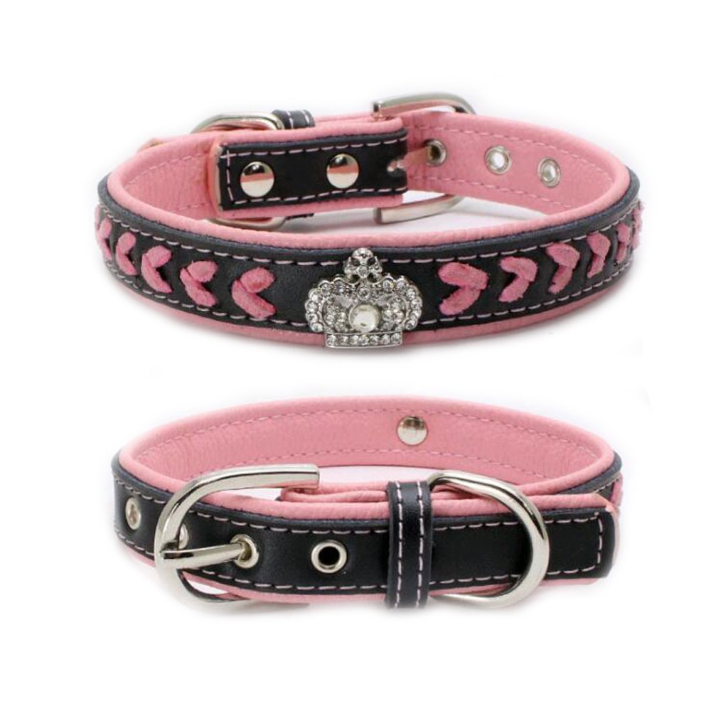 pink rope collar
