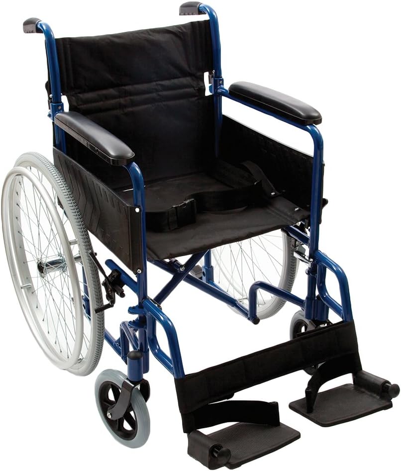 NRS Healthcare Transit-Lite N29222 Lightweight Foldable Travel Wheelchair
