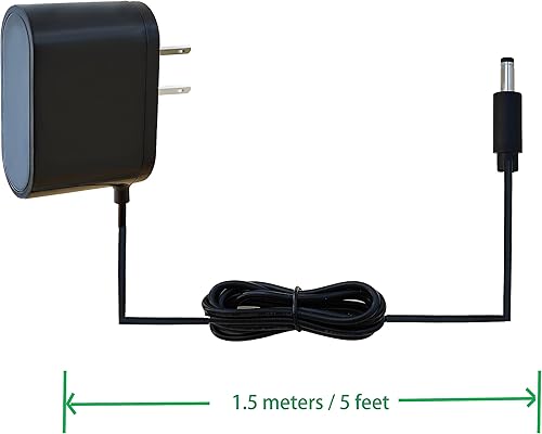 Miniatura 4 de Cable de alimentación Alexa Dot negro de 15 W de repuesto para Dot 3 generación, Dot 4ta (3.9 pulgadas)Edición para niños, cubo de TV, Show 5 1