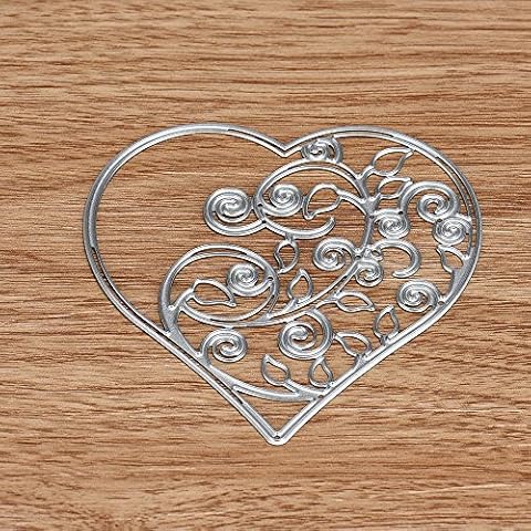 Kanpola Heart Metal Cutting Dies Stencils DIY Scrapbooking Album Paper Card Craft Bdie cut cutting machine craft dies for card making cuts Cover