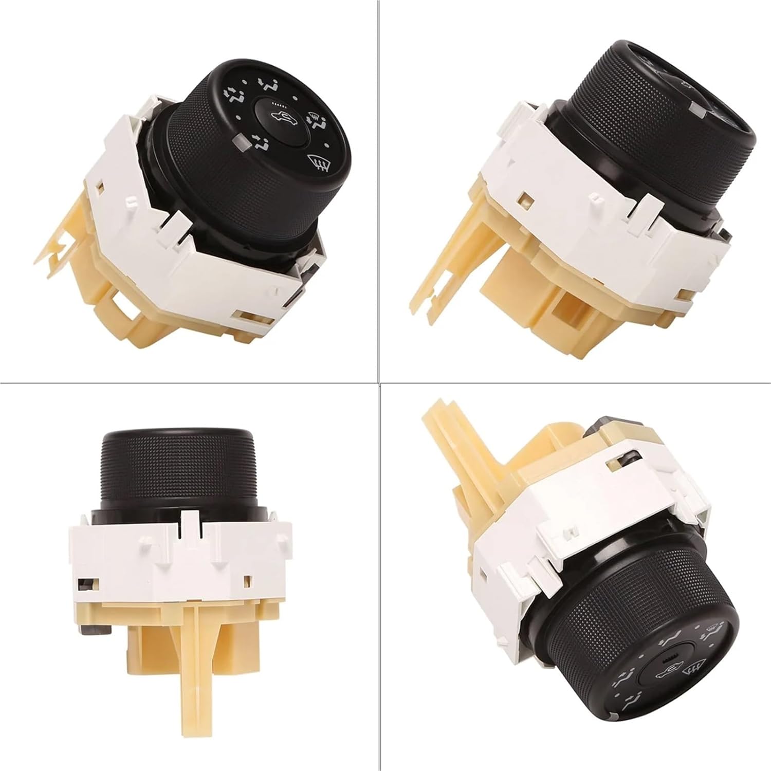 Car Air Conditioning A/C Heating Panel Wind Direction Knob Compatible with Toyota Corolla 2007-2013 Control Temperature Switch