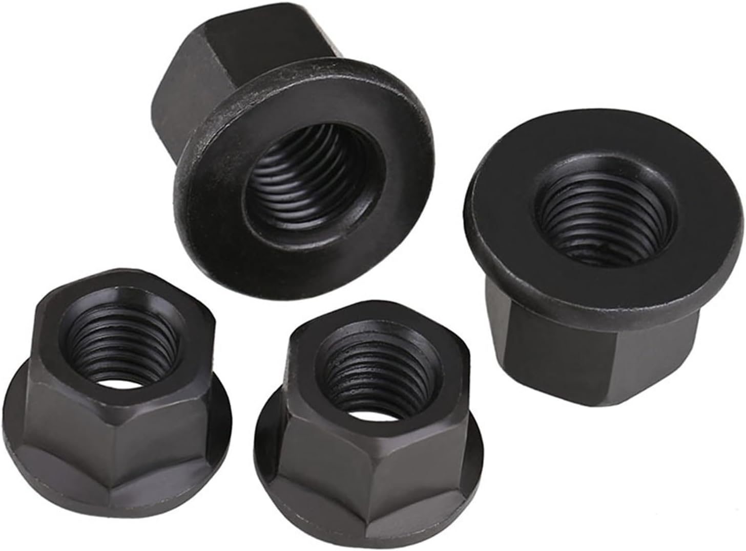 Carbon Steel Hexagonal Nut, Stainless Steel Nut,High Flange Nut with Pad Height Nut/Pressure Plate Nut/hexadecimal Flange Thickening Nut M10-M30 2PCS(M16)