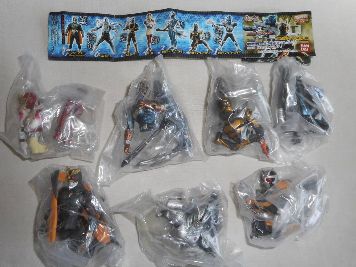 ガシャポン HGシリーズ 36 ZECTの刺客 編 全7種コンプリート HG仮面