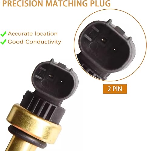 Miniatura 2 de Sensor de temperatura del refrigerante del motor compatible con Cruze ELR Encore Malibu Trax Volt Sonic Astra ATS 08 09 11 12 13 14 15 16 17 18 19