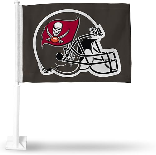 Vista 39 de Rico Industries NFL Double Sided Car Flag - 16" x 19" - Strong Pole That Hooks onto Car/Truck/Automobile