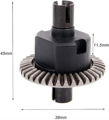 Miniatura 5 de ShareGoo Diferencial Diferencial Gear Set 38T Compatible con HSP 110 Coche Off-Road Buggy Truck Volcano Lightning STR Sandstorm TK