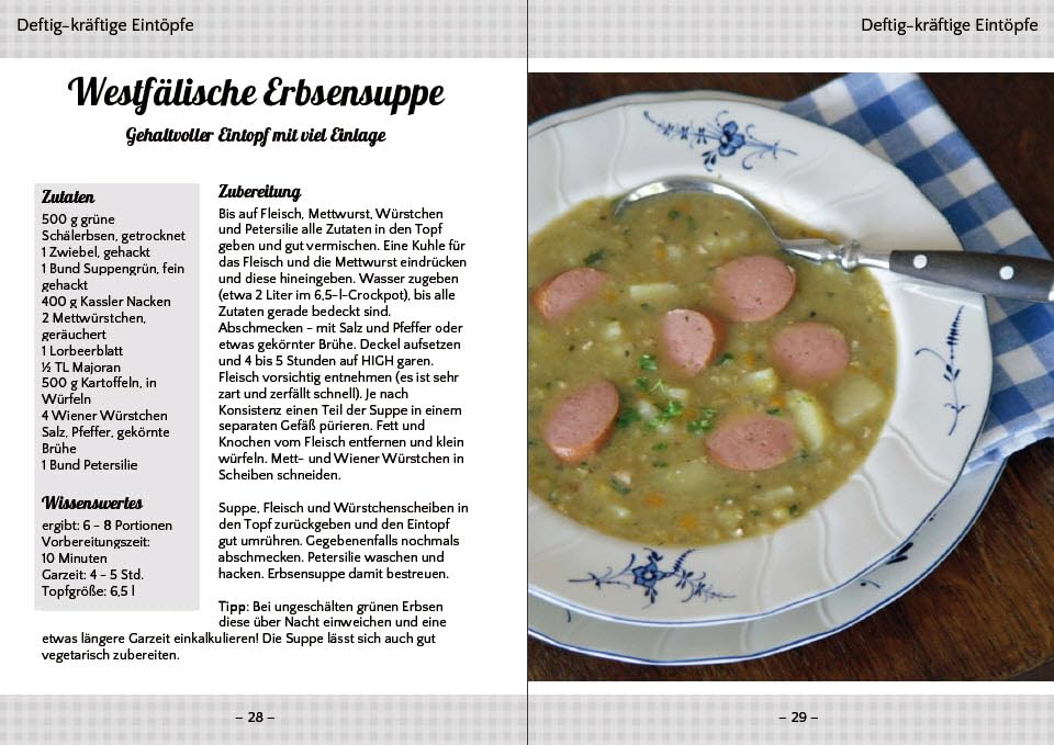 52 Wochen - 52 Suppen: Eintöpfe und Suppen zeitsparend zubereiten mit Slowcooker, Crockpot & Schongarer