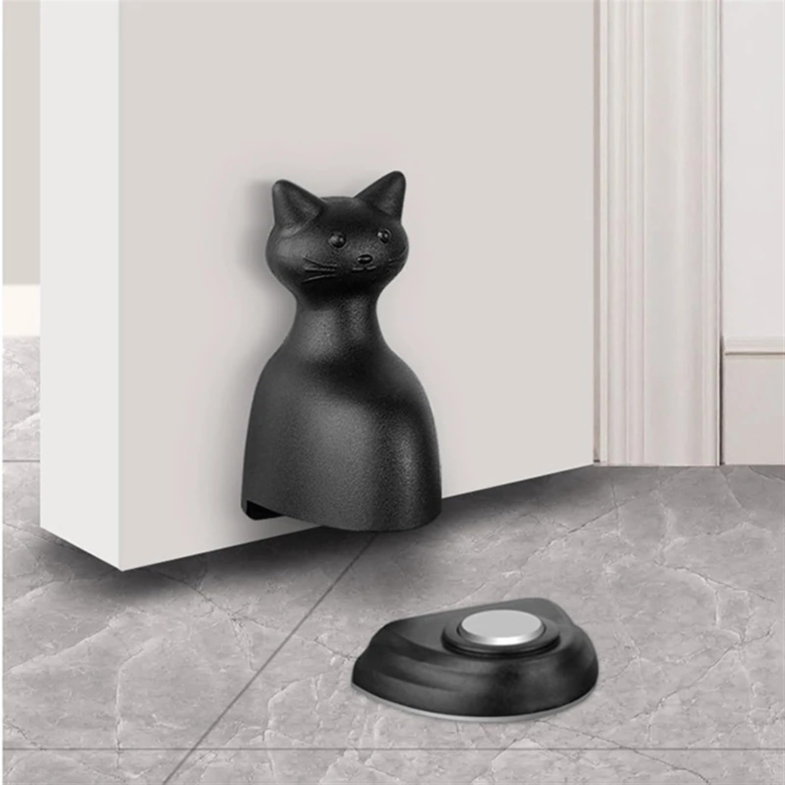 Butée de porte magnétique au sol pour sécuriser la chambre des enfants sans percer