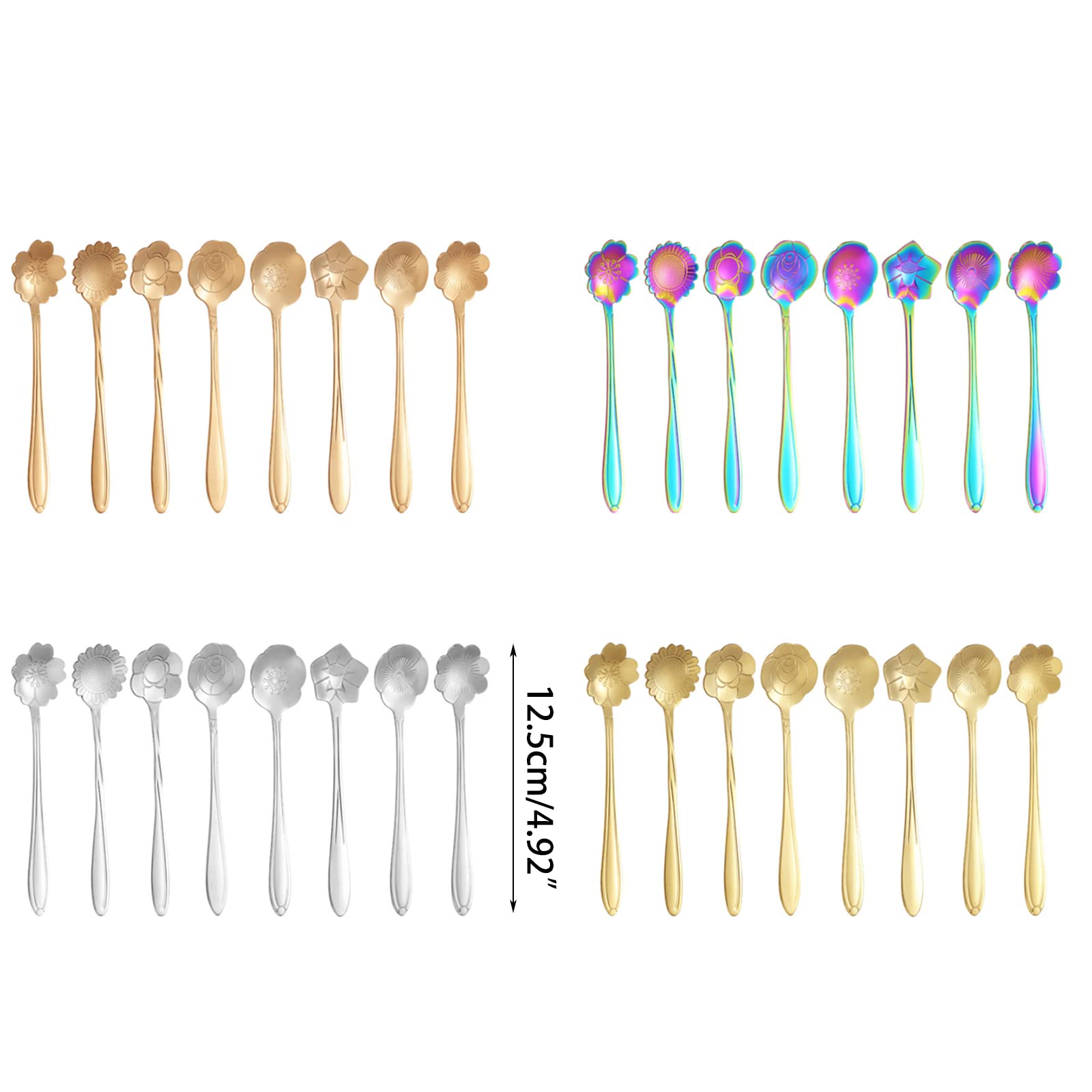 GRÄWE Set Di 12 Cucchiai Da Tavola In Acciaio Inox 18/0 - Serie Königstein - Lavabili In Lavastoviglie - 18,5 Cm