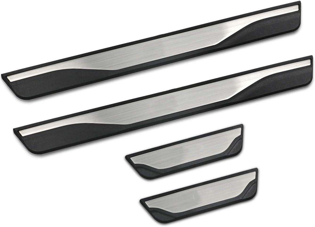 4 stuks auto dorpel beschermers, voor Opel Grandland X roestvrij staal drempel bescherming Trim Anti krassen Guard