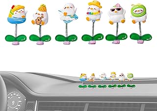 Decorações de pato de painel - Patos de balanço de resina resistentes a altas temperaturas - Ornamentos criativos de mesa para painel, mesa, mesa de cabeceira, janela de carro, mesa de centro Myjio