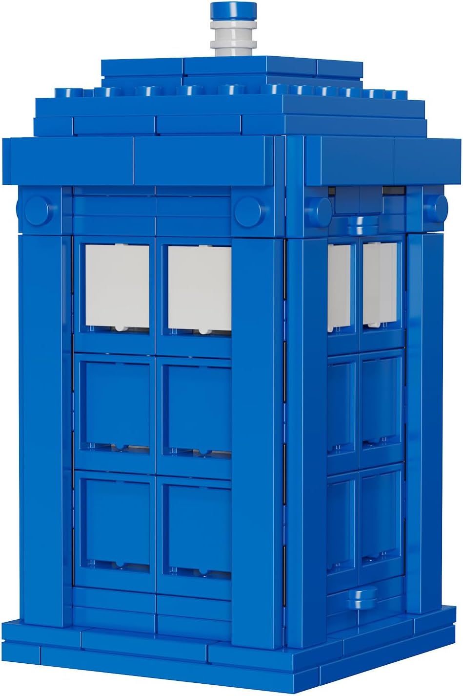 Doctor Box Building Block Set, DIY Tradis Model Merchandise for Dr Who Lover (240 Pcs)