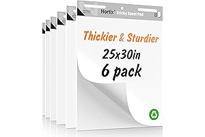 Nortix Paper Flip Chart: Dual-Purpose Chart Paper Pads