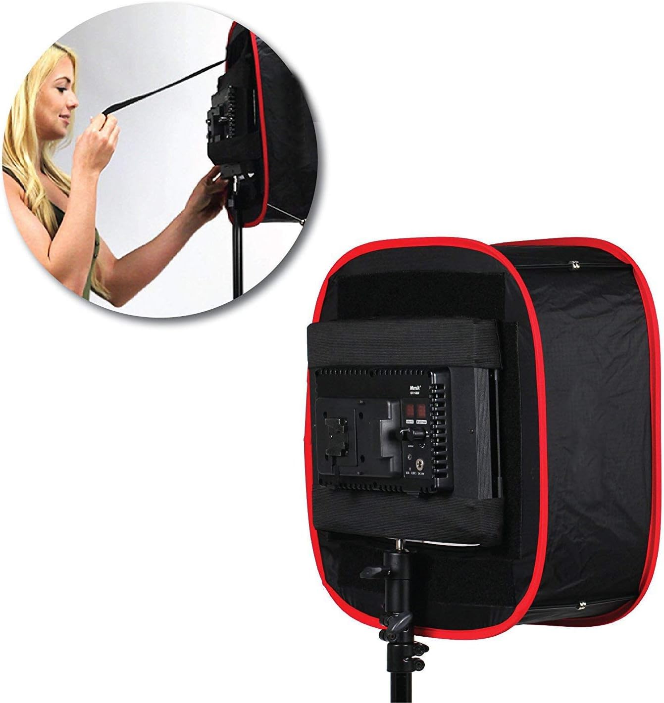 Amazon | ソフトボックス ディフューザー 撮影照明キット 折り畳み式