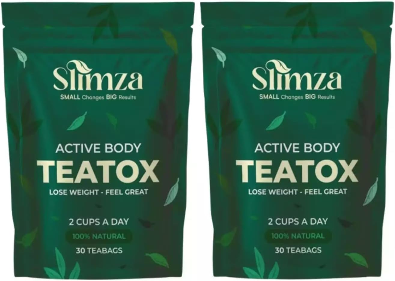 Slimza Green Tea Slim Weight Loss Detox 100% Natural Vegetarian Tea