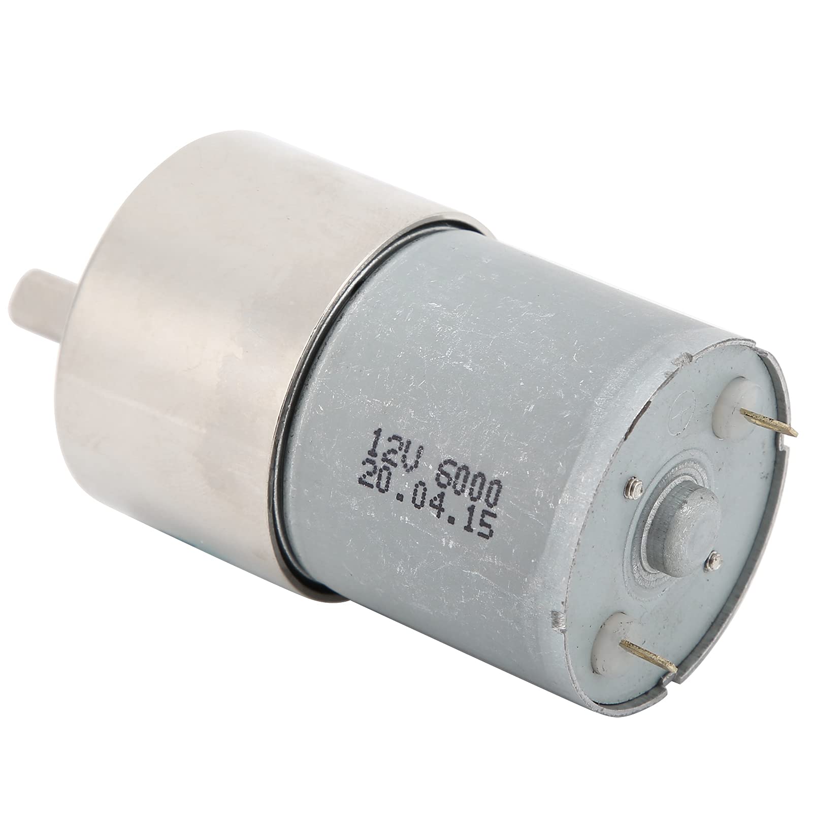 Motor de Reducción DC XD - 37GB530 con Soporte, Motor Micro de Baja Velocidad, Motor de Engranaje Ajustable CW/CCW para Máquinas CNC, Motor de Imán Permanente 12V con Gobernador (300rpm/minuto)
