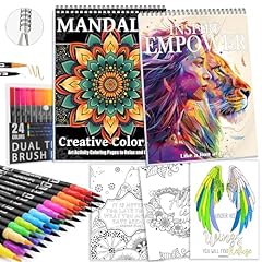 24 colors &Quotes & Mandala