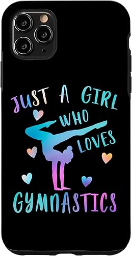 Funda para iPhone 11 Pro Max Cool Gymnastic Sport Lover Art para mujeres y niñas