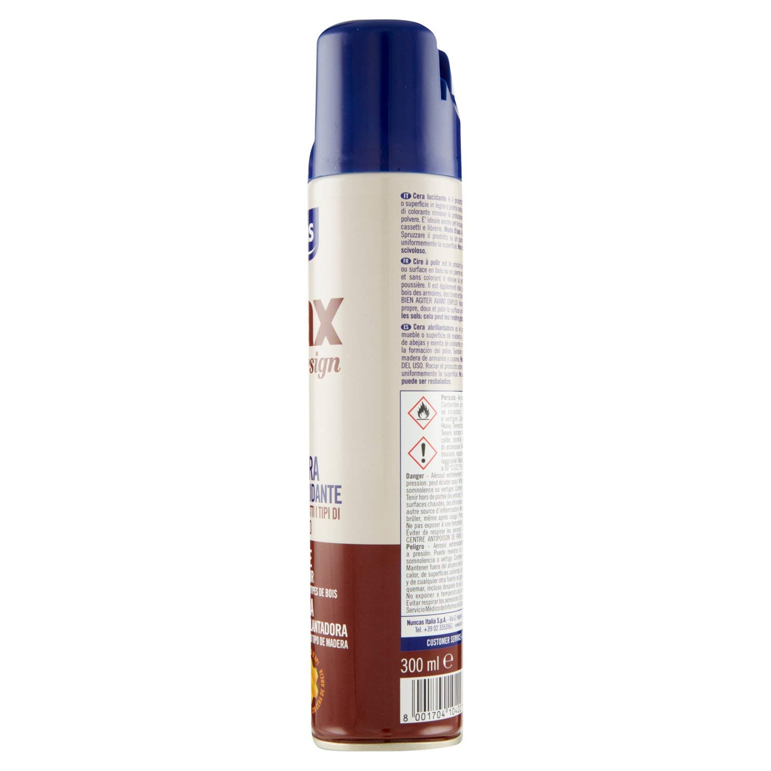 Nuncas Livax Mobili&Design - Cera Lucidante Spray Legno - 300ml