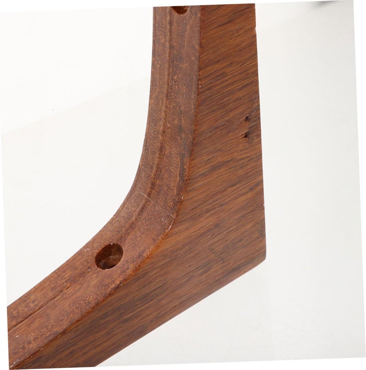 2Pcs Heavy Duty Bracket Shelf Support for Floating and Corner Shelves Wooden Shelf Bracket with Smooth Surface Easy to Install Wall Mount Shelf Holder for Office